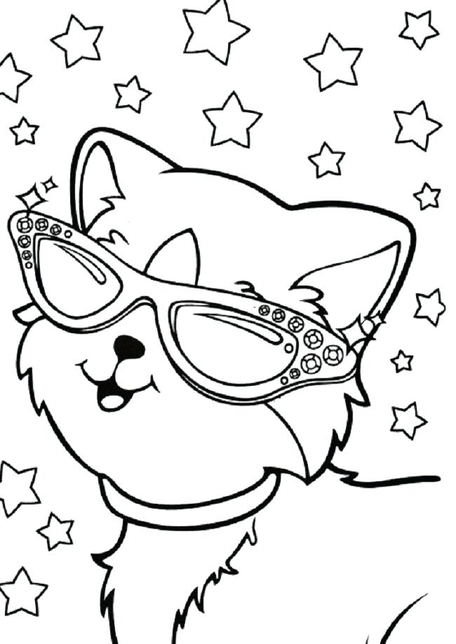 650x918 Lisa Frank Cat Coloring Pages