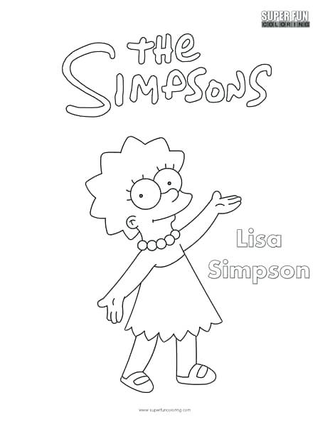 464x600 Lisa Simpson Coloring Pages Best Coloring Pages The Images