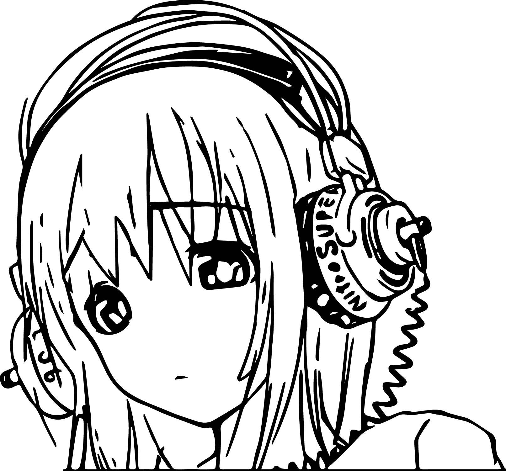 Listening Coloring Pages