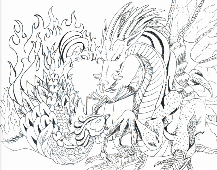 755x591 Lunanshee's Lunacy 10 Coloring Pages Inspired By Ya Lit
