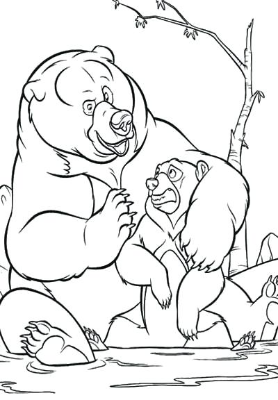 400x576 Little Bear Coloring Pages Big Bear Hug A Little Bear Coloring