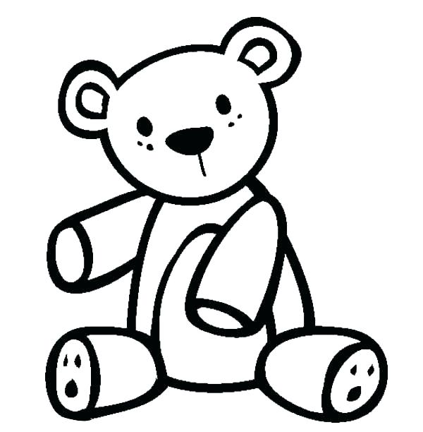 600x612 Little Bear Coloring Pages Build A Bear Coloring Pages Bear