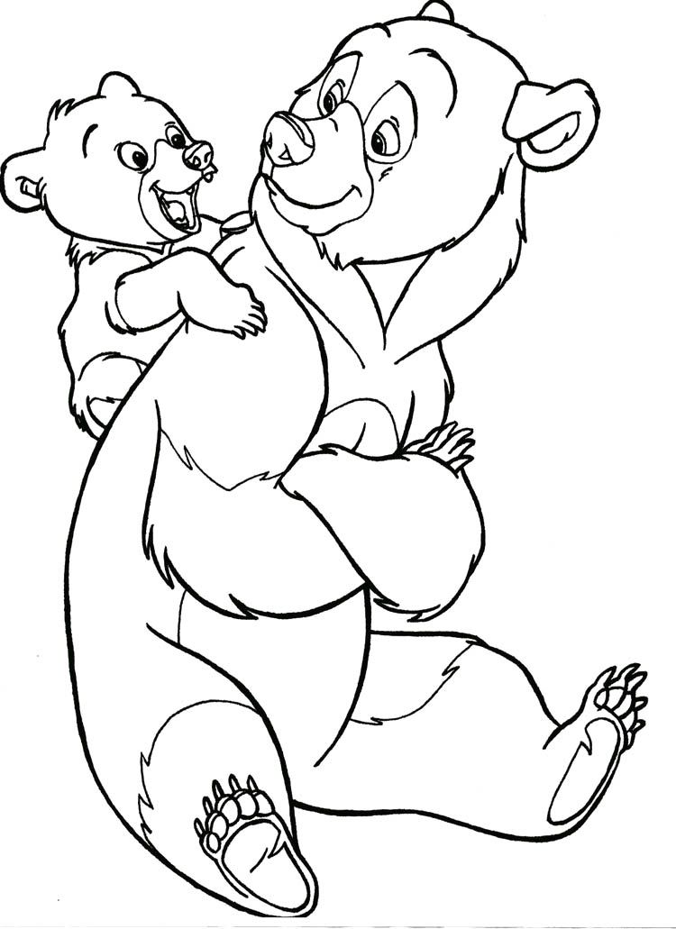 750x1031 Little Bear Hug Mother Bear Coloring Page Coloring Pages
