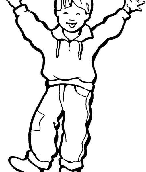 509x600 Little Boy Coloring Page Happy Little Boy Coloring Page Free
