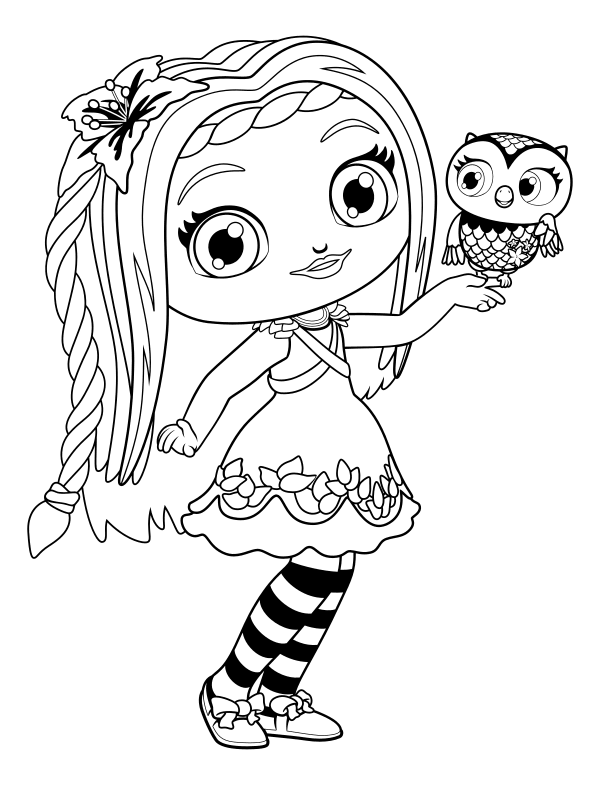 600x785 Little Charmers Coloring Pages