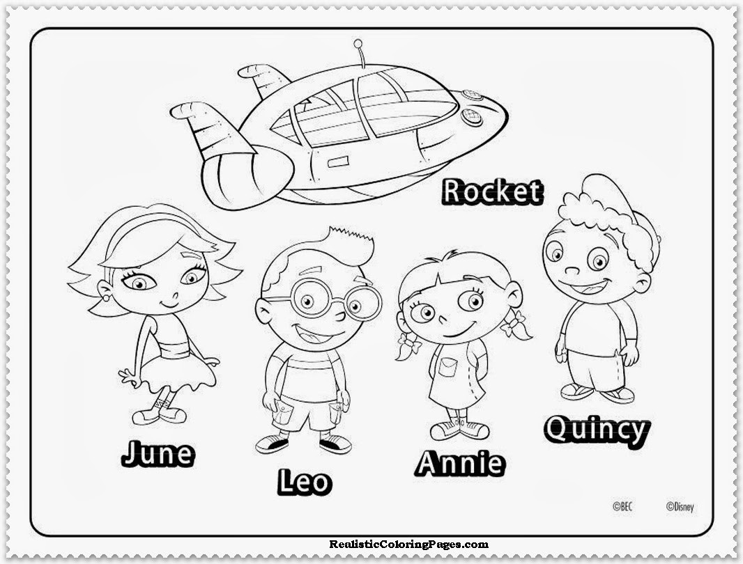 1066x810 Free Printable Little Einsteins Coloring Pages Get Ready To Learn