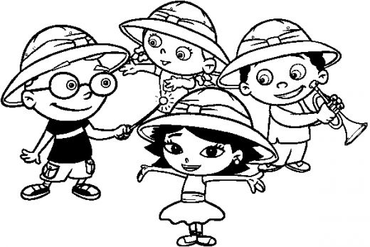 520x347 Little Einstein Coloring Pages Free Printable Coloring Pages