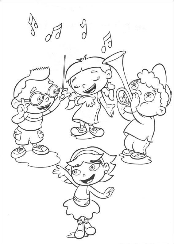 567x794 Little Einsteins Coloring Pages Free