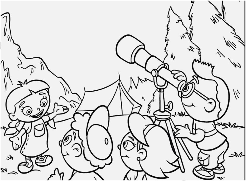 827x609 Cartoon Coloring Pages Printable Photo Little Einsteins Cartoon