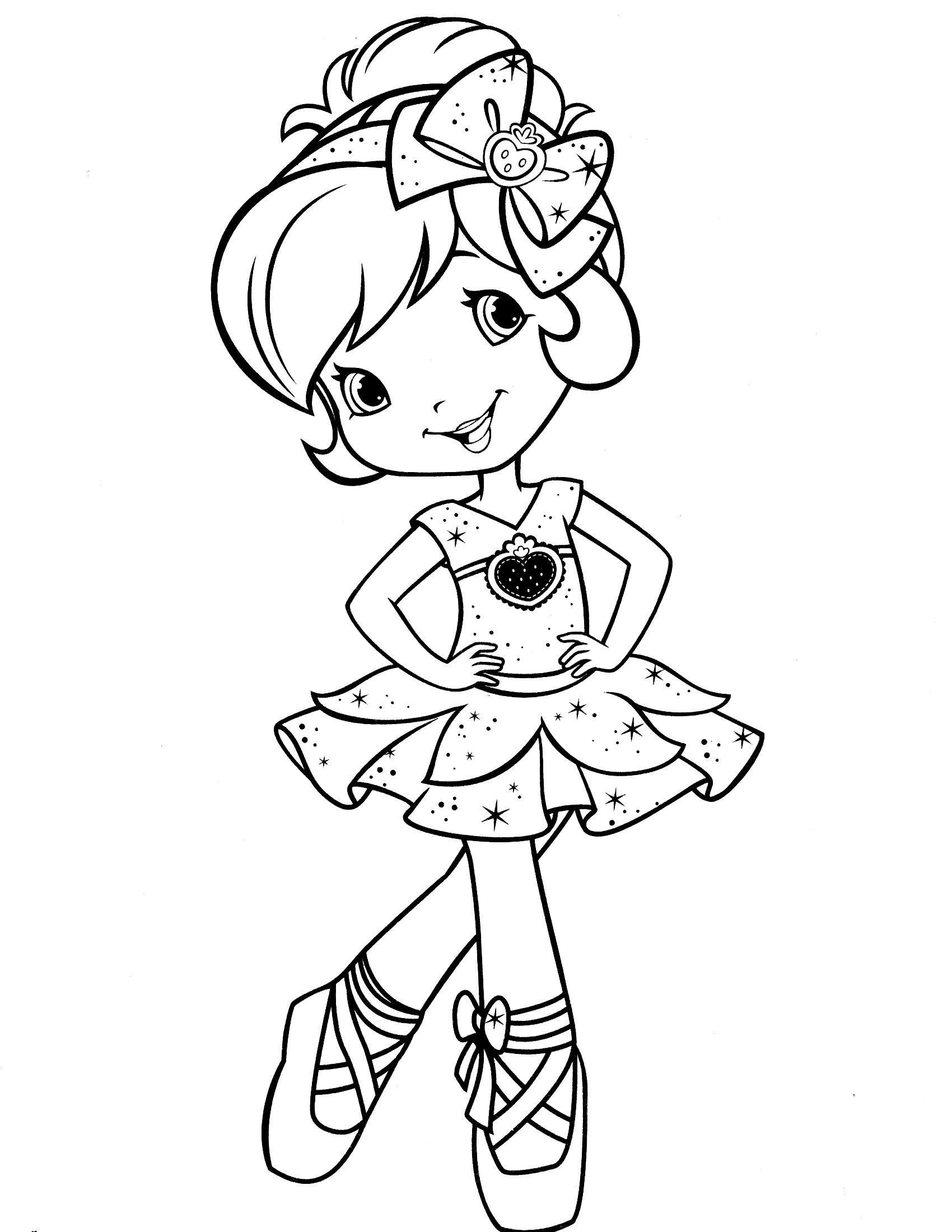 1700x2200 Strawberry Shortcake Coloring Page Strawberry Shortcake Coloring