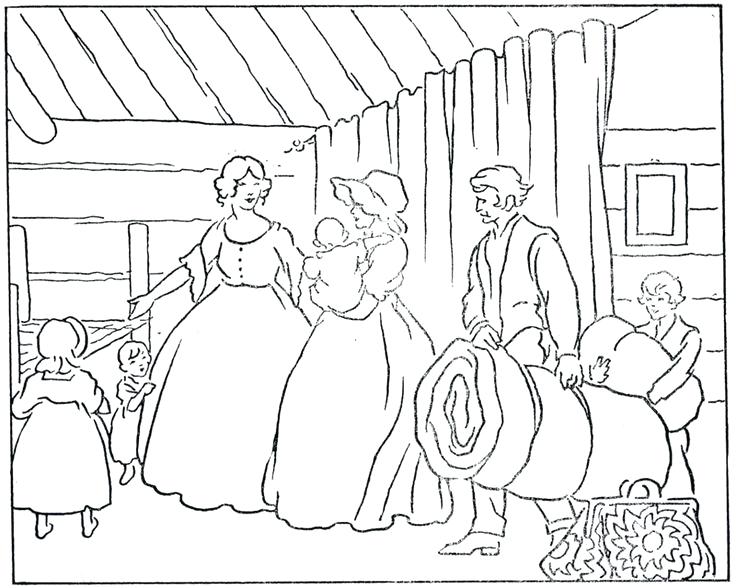 736x588 Little House On Prairie Coloring Pages Little House On