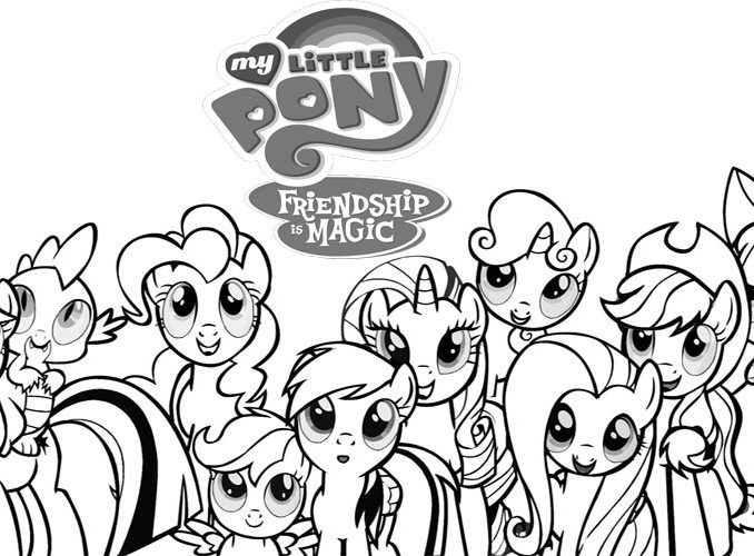 678x500 My Little Pony Print Out Pictures Coloring Page