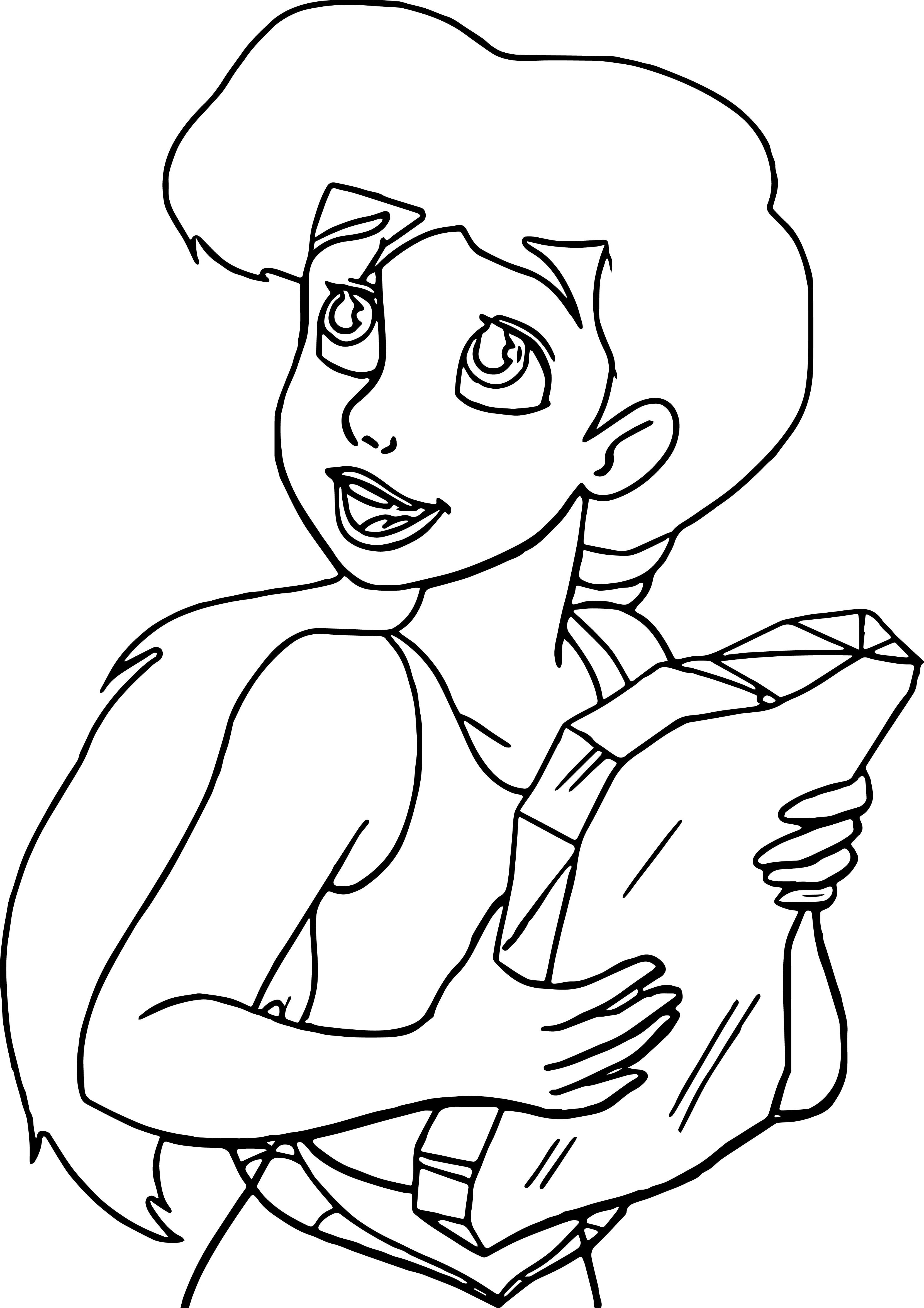 3317x4695 Disney The Little Mermaid 2 Return To The Sea Coloring Page Mermaid
