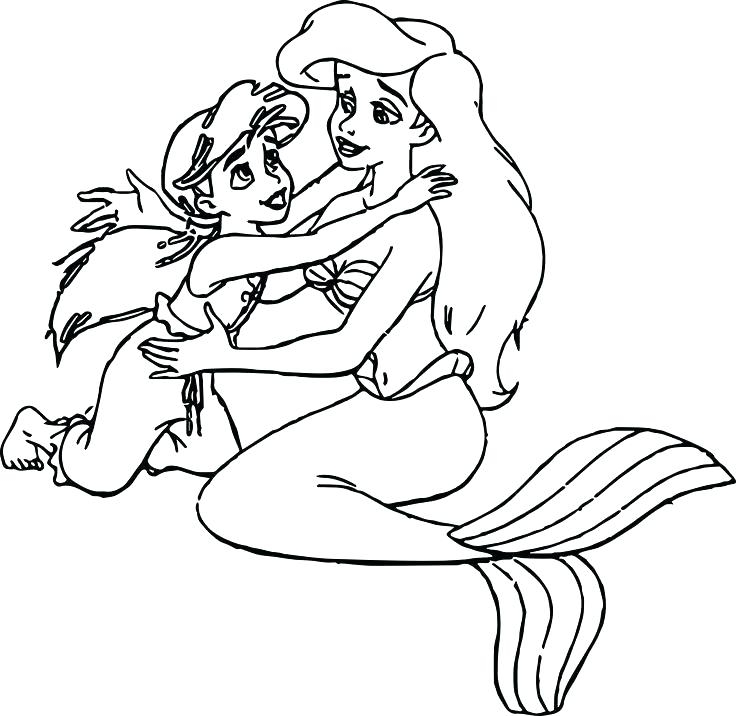 736x716 Free Coloring Pages Little Mermaid 2