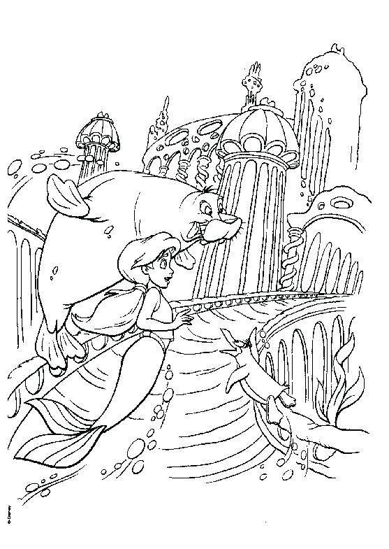 557x785 Little Mermaid 2 Coloring Pages Little Mermaid Color Pages