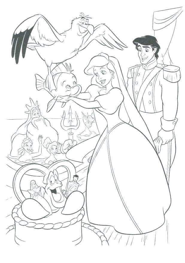 618x877 The Little Mermaid 2 Coloring Pages