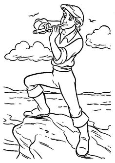 236x334 King Triton Enchant Eric Coloring Pages Coloring Pages