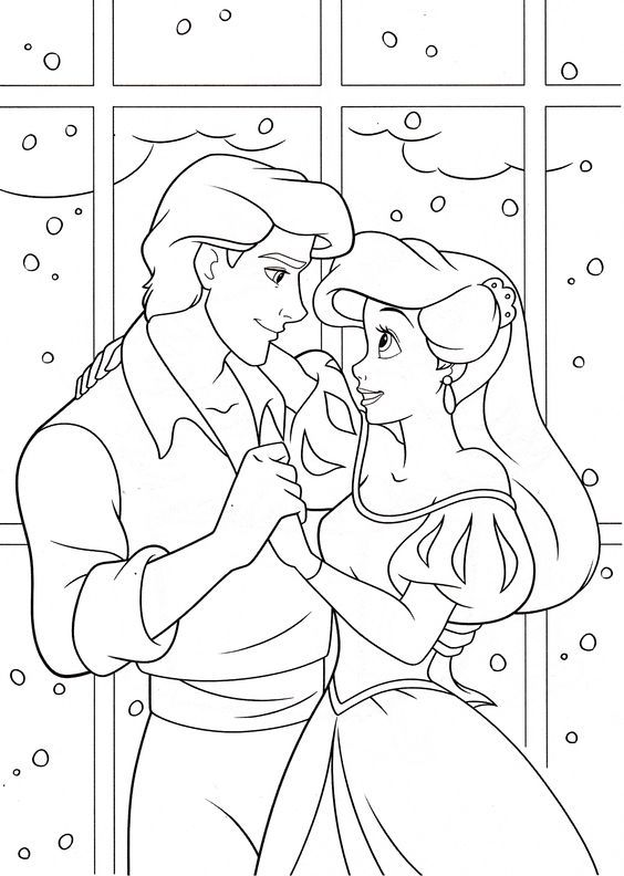 564x792 71 Best The Little Mermaid 1 3 ~ Disney Coloring Pages Images