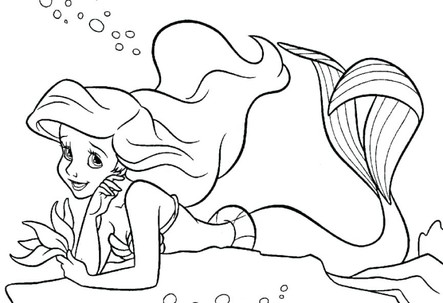 865x591 Unique Mermaid Coloring Pages For Kids And Best Mermaid Coloring