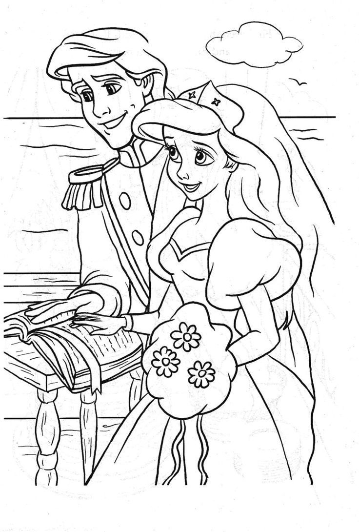 Little Mermaid Coloring Pages Online