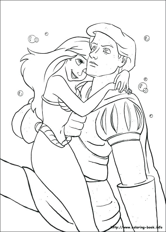 567x794 The Little Mermaid Coloring Pages Online Teleks.site