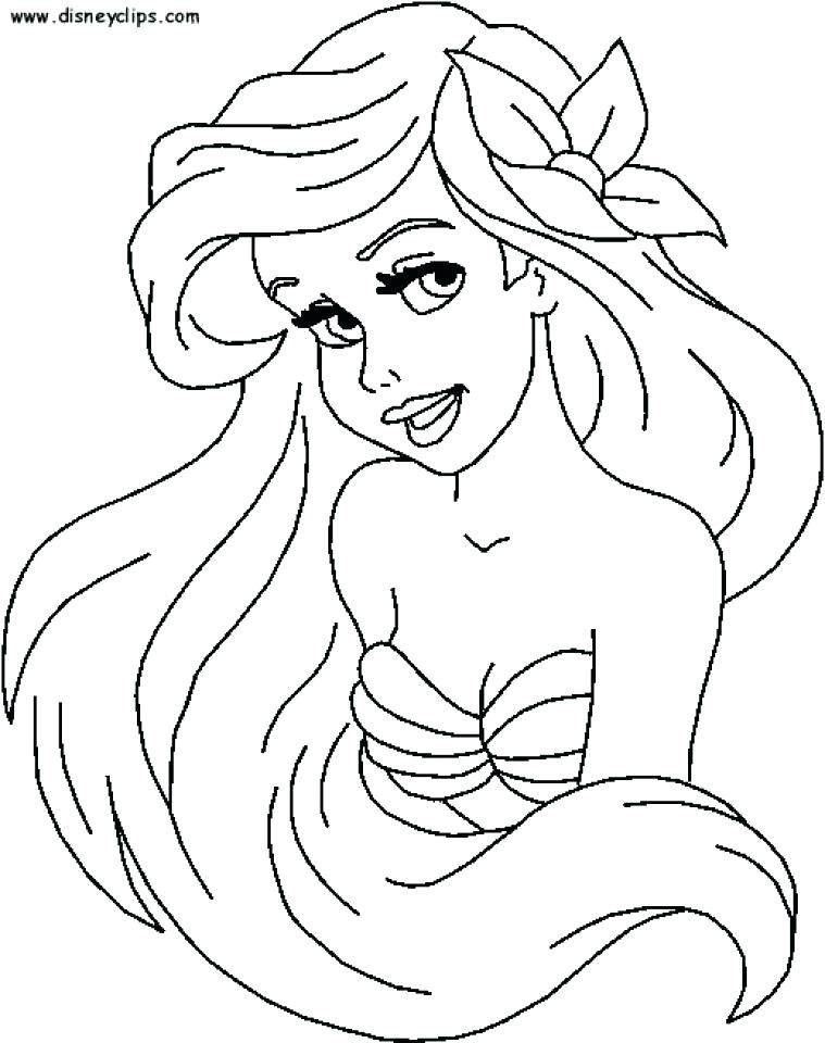 759x960 Little Mermaid Color Pages Little Mermaid Coloring Pages Printable