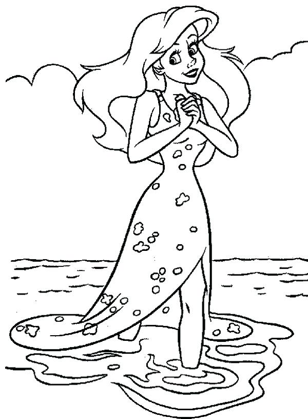 600x815 Coloring Pages Little Mermaid Mermaid Color Pages Free Mermaid