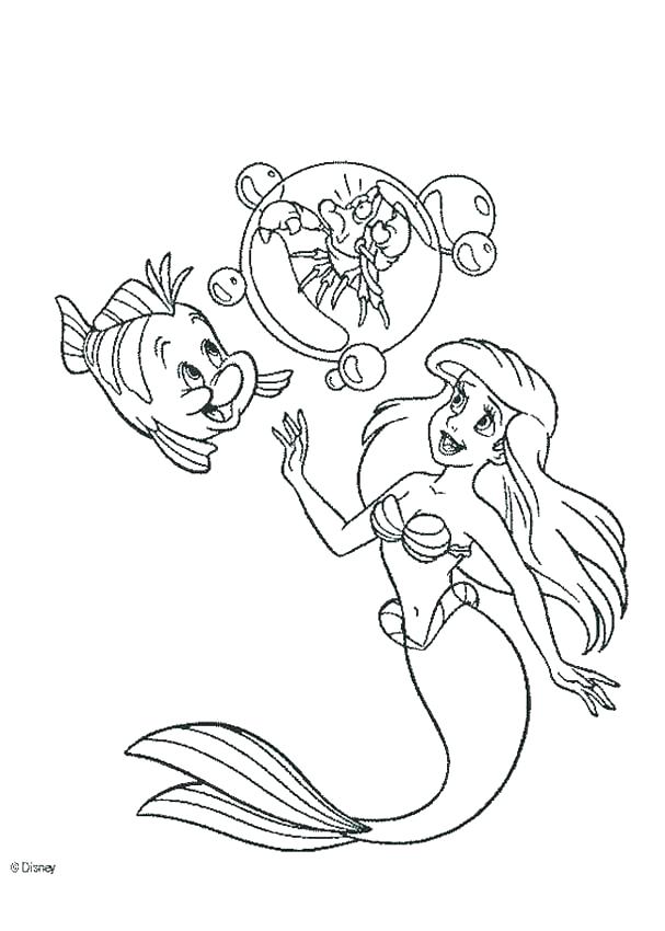607x850 The Little Mermaid 2 Coloring Pages Pavcorp.us