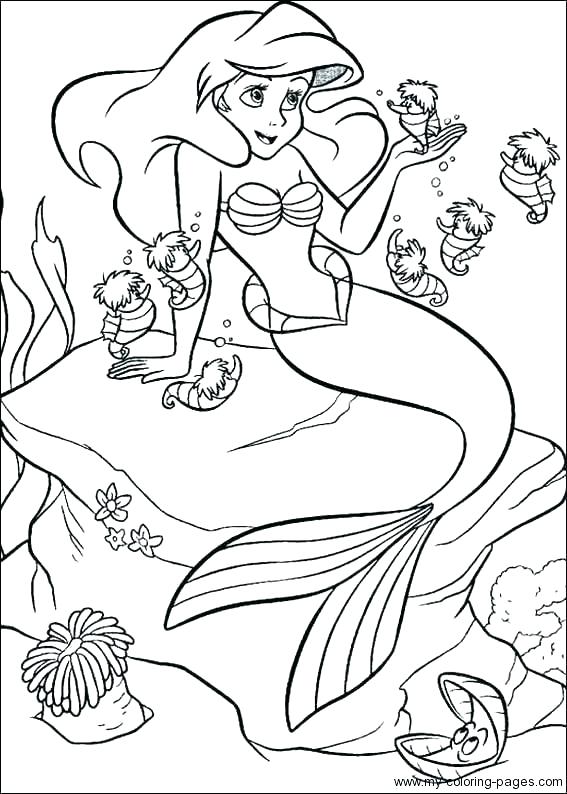 567x794 Little Mermaid Printable Coloring Pages Maid Coloring Book Little