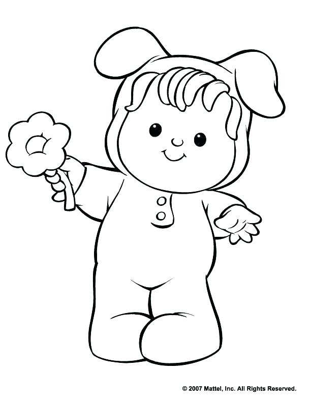 610x791 Little People Coloring Pages The People Coloring Pages