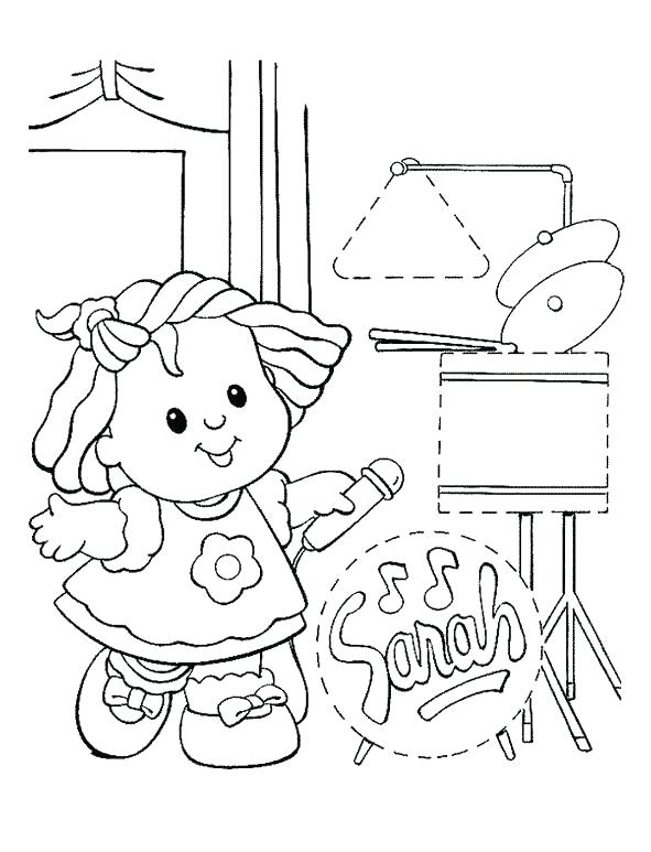 591x773 Fisher Price Coloring Pages Fisher Price Coloring Pages Little