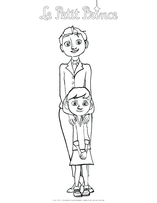 594x768 Prince Coloring Pages Little Prince Coloring Pages 9