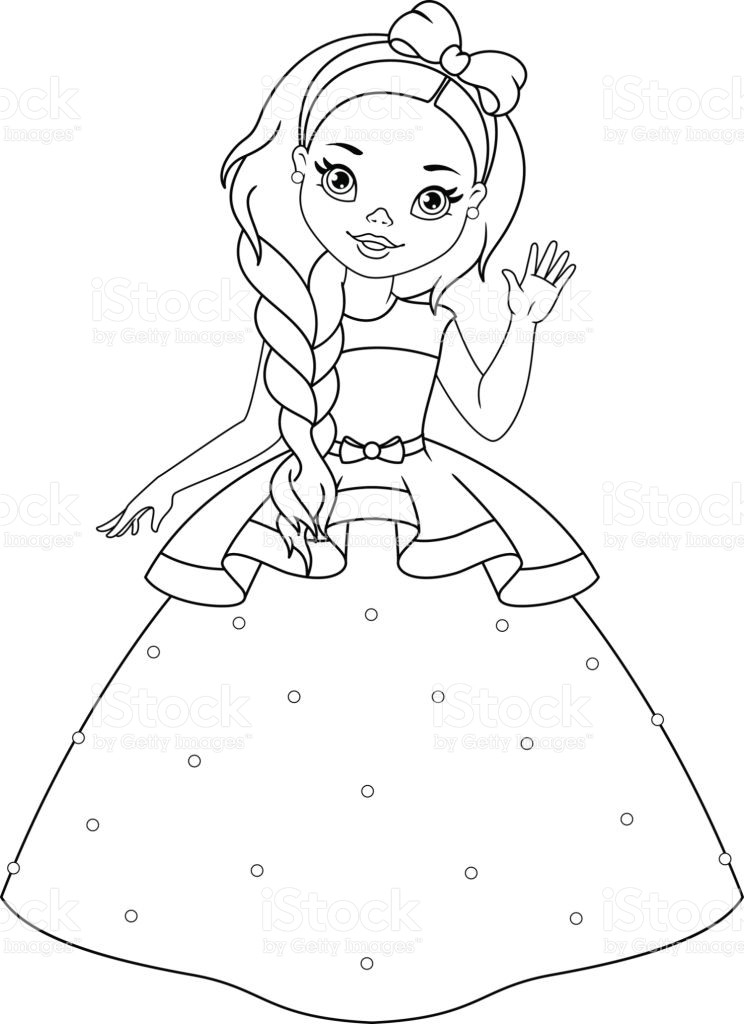 744x1024 Little Princess Coloring Pages To Print Color The Art Jinni