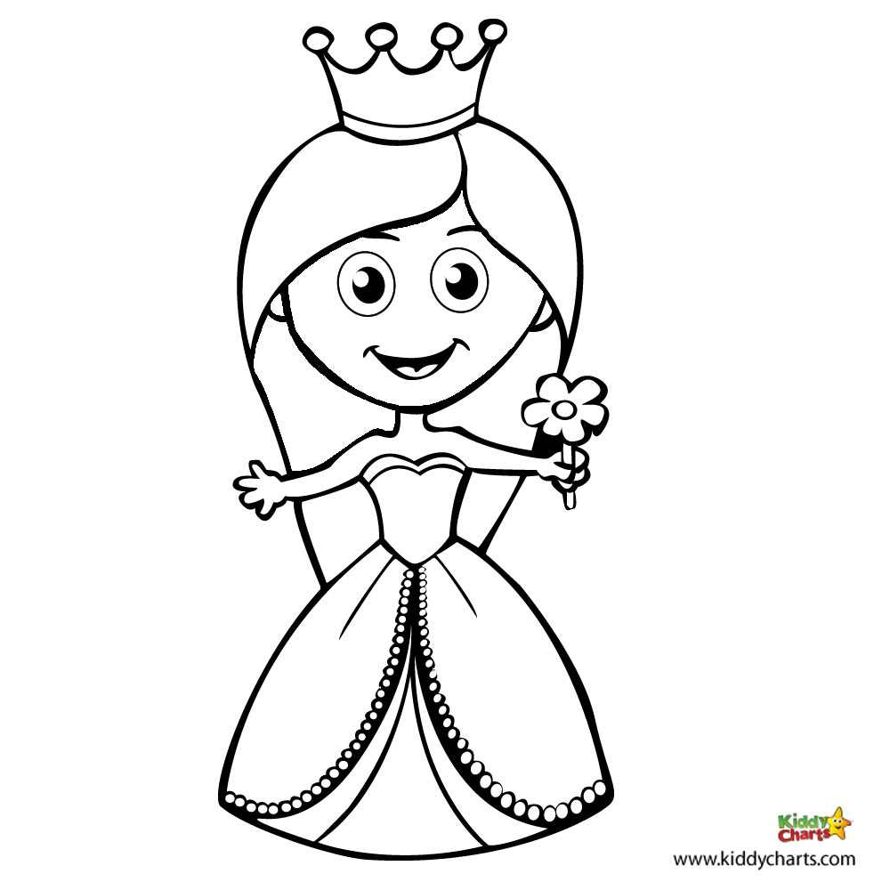 1000x1000 Little Princess Coloring Pages Download And Print For Free Little