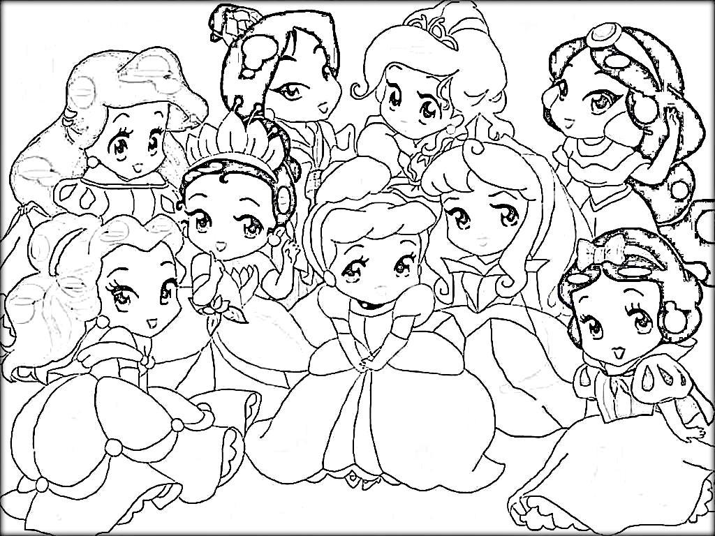 1024x768 Little Princess Coloring Pages Printable Barbie Prixducommerce