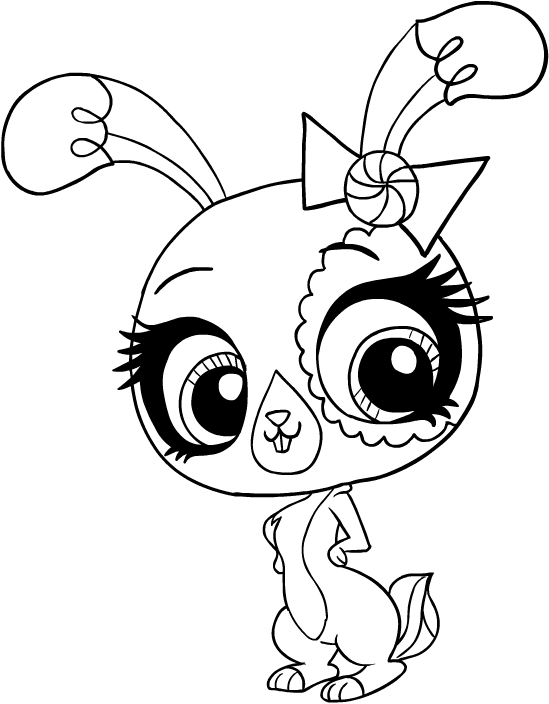 549x704 Drawing Buttercream The Bunny Of Littlest Pet Shop Coloring Page