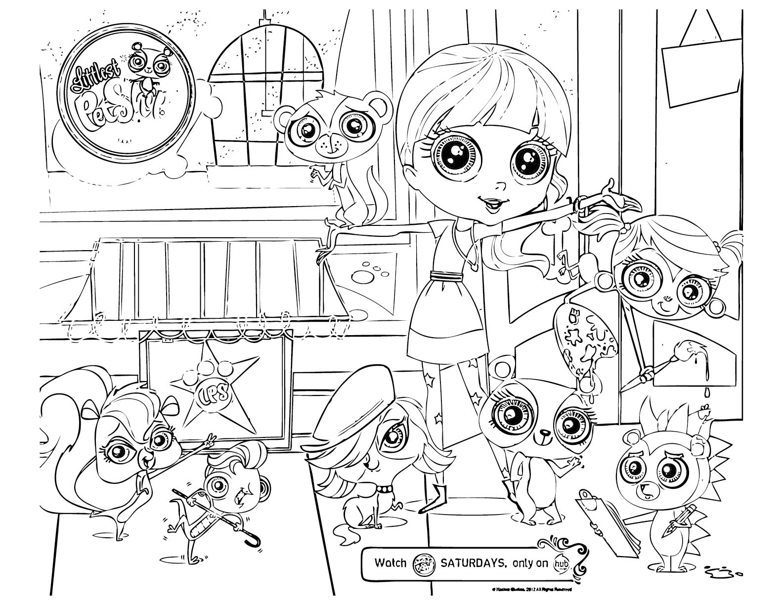 1584x1224 My Littlest Pet Shop Coloring Pages Free Printable Coloring