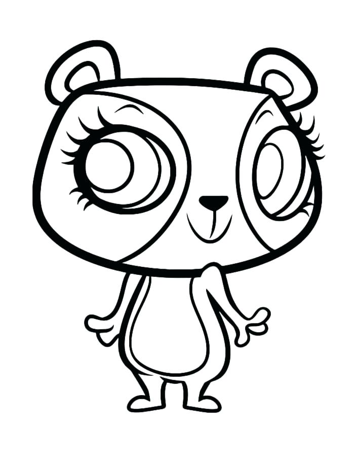 707x909 Fresh Littlest Pet Shop Coloring Pages Panda Littlest Pet Shop