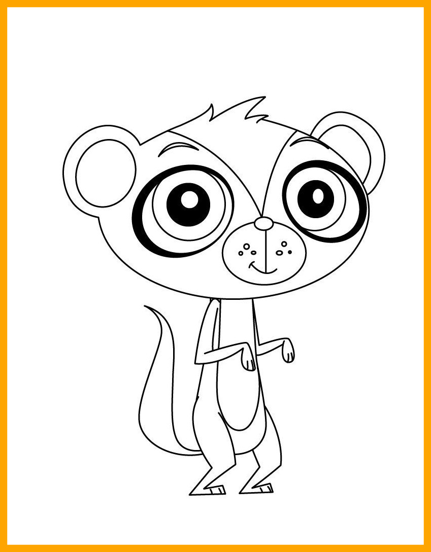 849x1088 Best My Littlest Pet Shop Coloring Pages Printable Picture For Zoe