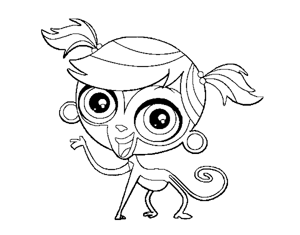 1000x783 Littlest Pet Shop Coloring Pages Free Coloring Home Littlest Pet