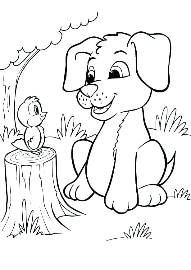615x868 Puppy Dog Coloring Pages Bingo The Cartoon Dog Coloring Page