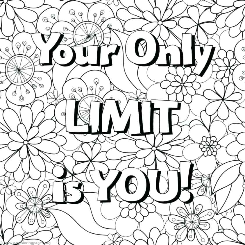 843x843 Inspirational Quotes Coloring Pages Plus Live Laugh Love Coloring