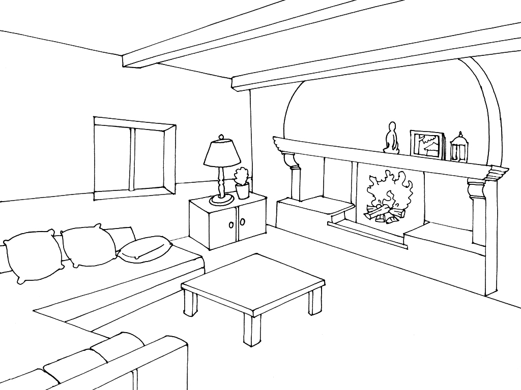 1024x768 Living Room