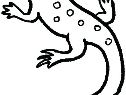 440x330 Gecko Lizard Coloring With Lizard Coloring Pages Leopard Gecko