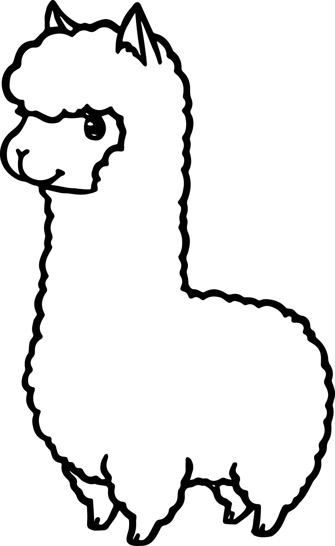1157x1886 Llama Coloring Page Leversetdujour Info And Pages