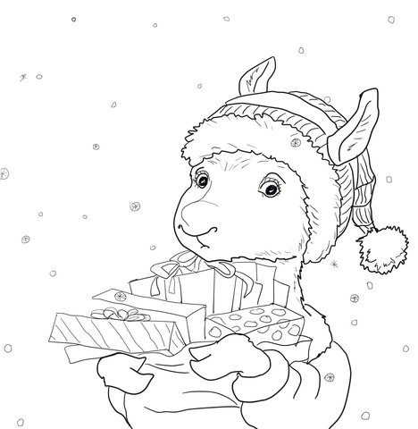 468x480 Llama Llama Holiday Drama Coloring Pages Llama Llama Coloring
