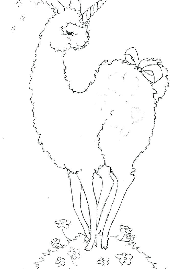 736x1050 Alpaca Coloring Pages Llama Coloring Pages Alpaca Page Animal