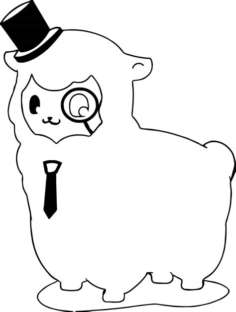 474x627 Kids Llama Print Coloring Pages