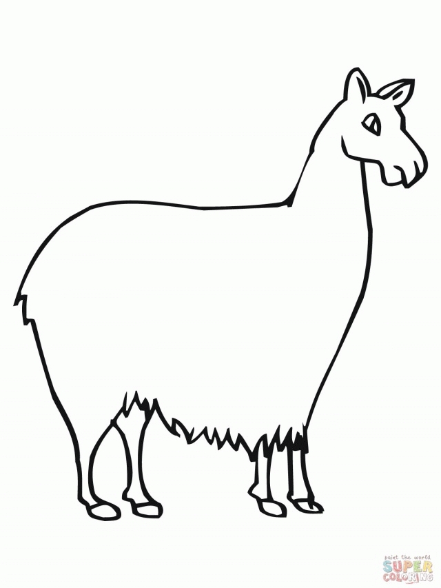 Llama Llama Red Pajama Coloring Page