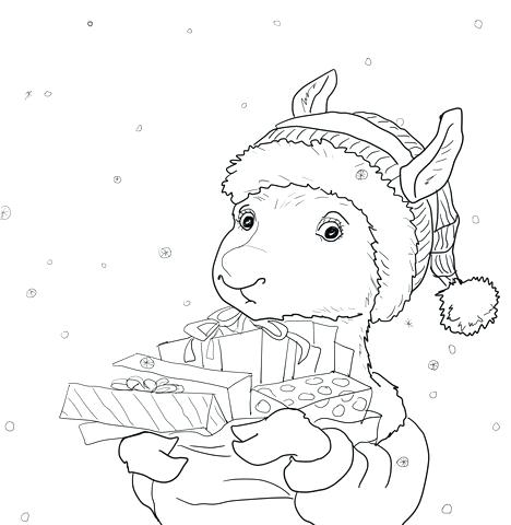 468x480 Llama Llama Red Pajama Coloring Page Llama Llama Red Pajama Top